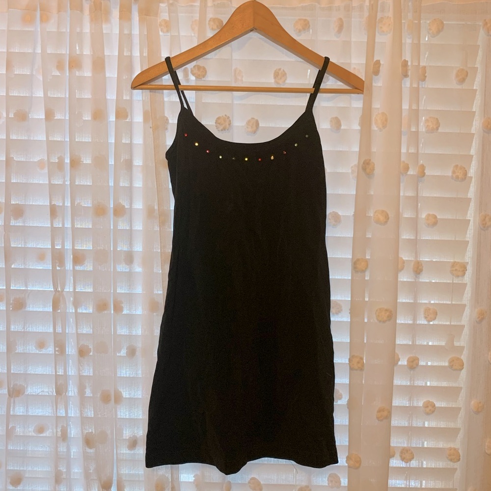 90’s black mini dress